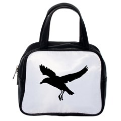 Seagull Flying Silhouette Drawing 2 Classic Handbag (one Side) by dflcprintsclothing