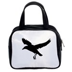 Seagull Flying Silhouette Drawing 2 Classic Handbag (Two Sides) Front