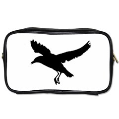 Seagull Flying Silhouette Drawing 2 Toiletries Bag (one Side) by dflcprintsclothing