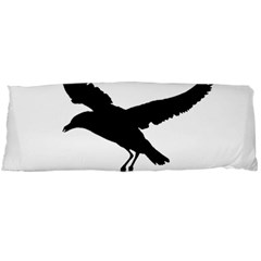 Seagull Flying Silhouette Drawing 2 Body Pillow Case (dakimakura) by dflcprintsclothing