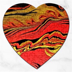 Warrior Spirit Jigsaw Puzzle (heart) by BrenZenCreations