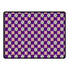 Flower Blocks Fleece Blanket (small) by Sparkle