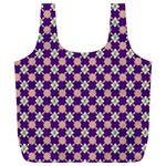 Flower Blocks Full Print Recycle Bag (XL) Front