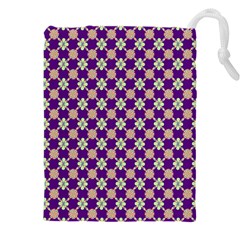 Flower Blocks Drawstring Pouch (4xl) by Sparkle