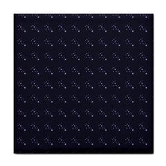 Black Stars Tile Coaster