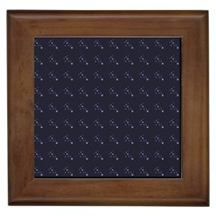 Black Stars Framed Tile