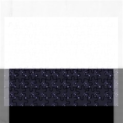 Black Stars Rectangular Jigsaw Puzzl