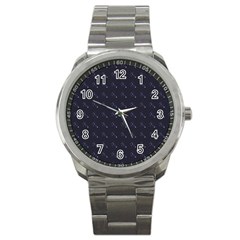 Black Stars Sport Metal Watch