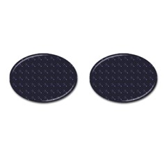 Black Stars Cufflinks (oval) by Sparkle