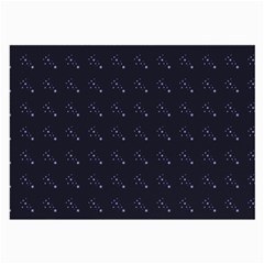 Black Stars Large Glasses Cloth by Sparkle