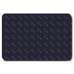 Black Stars Large Doormat  by Sparkle