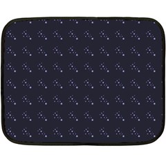 Black Stars Double Sided Fleece Blanket (Mini) 