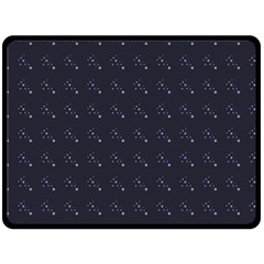 Black Stars Fleece Blanket (Large) 