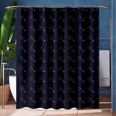 Black Stars Shower Curtain 60  x 72  (Medium) 