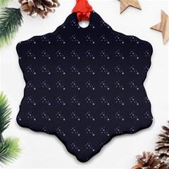 Black Stars Ornament (Snowflake)