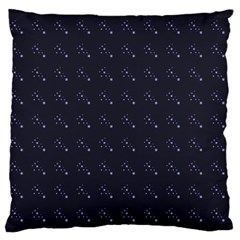 Black Stars Large Cushion Case (One Side)