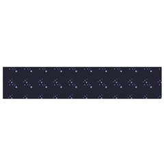 Black Stars Small Flano Scarf