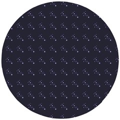 Black Stars Wooden Puzzle Round