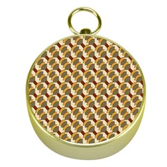 Abstract Illusion Gold Compasses by Sparkle