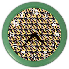 Digital Art Color Wall Clock by Sparkle