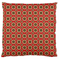 Digital Flowers Large Cushion Case (one Side) by Sparkle