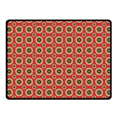 Digital Flowers Double Sided Fleece Blanket (small)  by Sparkle