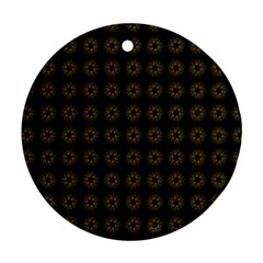 Digital Stars Round Ornament (two Sides)