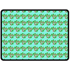 Flowers Pattern Fleece Blanket (large)  by Sparkle