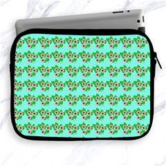 Flowers Pattern Apple Ipad 2/3/4 Zipper Cases by Sparkle