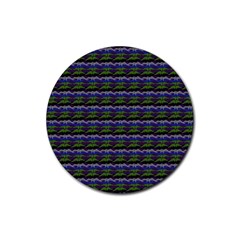 Abstract Illusion Rubber Round Coaster (4 Pack)  by Sparkle