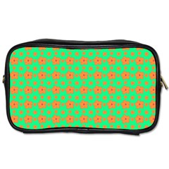 Small Big Floral Toiletries Bag (two Sides) by Sparkle