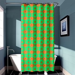 Small Big Floral Shower Curtain 36  X 72  (stall)  by Sparkle