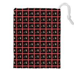 Grill Blocks Drawstring Pouch (4xl) by Sparkle