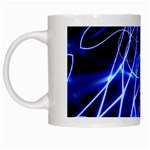 Lines Flash Light Mystical Fantasy White Mugs Left