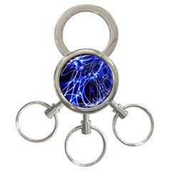 Lines Flash Light Mystical Fantasy 3-ring Key Chain by Dutashop