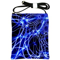 Lines Flash Light Mystical Fantasy Shoulder Sling Bag