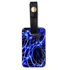 Lines Flash Light Mystical Fantasy Luggage Tag (one Side) by Dutashop