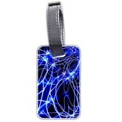 Lines Flash Light Mystical Fantasy Luggage Tag (two Sides) by Dutashop