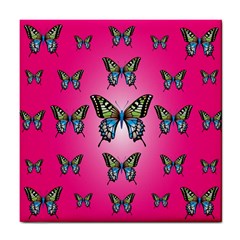 Butterfly Tile Coaster by Dutashop