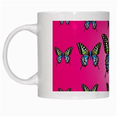 Butterfly White Mugs by Dutashop