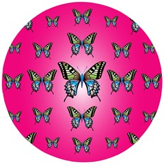 Butterfly Wooden Puzzle Round