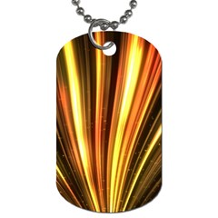 Energy Flash Futuristic Glitter Dog Tag (one Side) by Dutashop