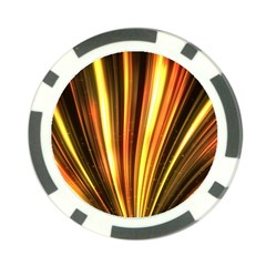 Energy Flash Futuristic Glitter Poker Chip Card Guard by Dutashop