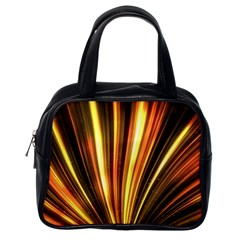 Energy Flash Futuristic Glitter Classic Handbag (one Side) by Dutashop