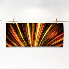 Energy Flash Futuristic Glitter Hand Towel by Dutashop