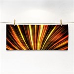 Energy Flash Futuristic Glitter Hand Towel Front