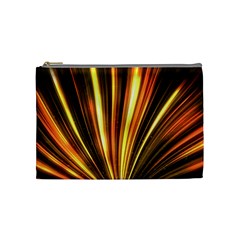 Energy Flash Futuristic Glitter Cosmetic Bag (medium) by Dutashop