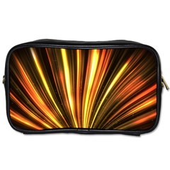 Energy Flash Futuristic Glitter Toiletries Bag (two Sides) by Dutashop