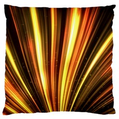 Energy Flash Futuristic Glitter Large Flano Cushion Case (one Side) by Dutashop