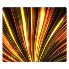 Energy Flash Futuristic Glitter Double Sided Flano Blanket (small)  by Dutashop